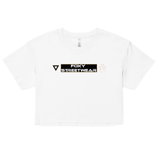 Genesis Box Logo Crop Top B/W